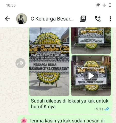 Pengiriman Papan Bunga Duka Pagermaneuh Tanggeung